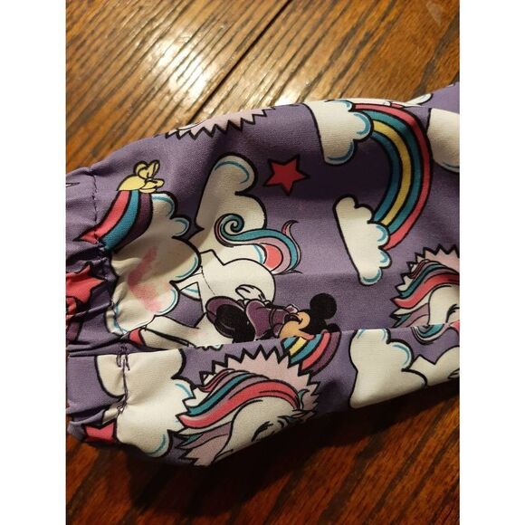 Girls Size 4 Disney Store Minnie Mouse Unicorn Packable Hooded Jacket Ears - Picture 6 of 10